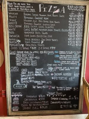 Menu photo 6 Jerry's Pizza Mill Waialua, HI