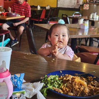 Los Asaderos Mexican Restaurant - She loved the food as well as you can see! - Mexican Near Me - Fort Worth, Texas