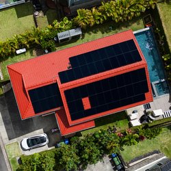 Sunspear Energy - O'ahu residential solar and storage installation with EV charging, featuring Tesla Powerwalls