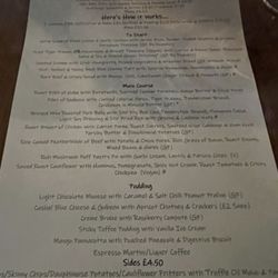 The Ginger Bistro - 2023 Nov Menu