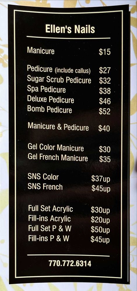 Ellen Nails Weserpark Preise