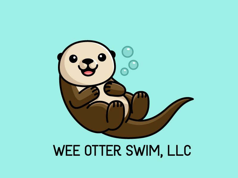 Wee Otter Swim Logo