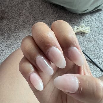 Red Persimmon Nails & Spa - Cuts on all fingers  Over all terrible job - Nail Salons Near Me - Riverside, California