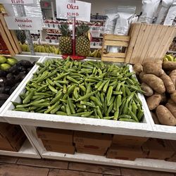 McLeod Farms Roadside Market - Fresh okra.