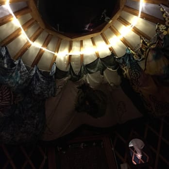 Paca Pride Guest Ranch - The yurt lighten up at night from the inside. - Hiking Near Me - Granite Falls, Washington Paca Pride Guest Ranch - The yurt lighten up at night from the inside. - Hiking Near Me - Granite Falls, Washington