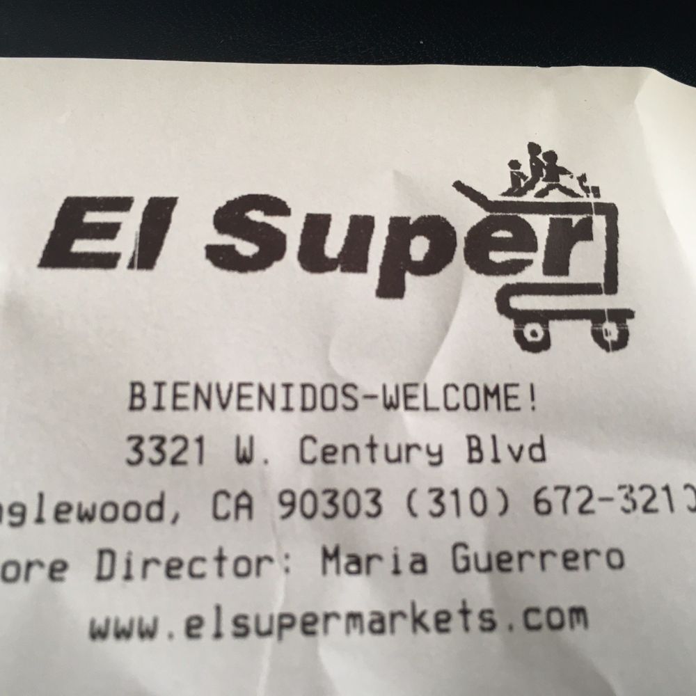El Super - Went day of sale when store opened. No Niagara in stock. Got 5 cases of other water. They only allowed 1 per customer. - Grocery Near Me - Inglewood, California El Super - Went day of sale when store opened. No Niagara in stock. Got 5 cases of other water. They only allowed 1 per customer. - Grocery Near Me - Inglewood, California