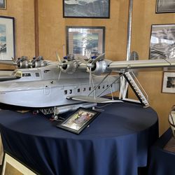Alameda Naval Air Museum - Large Martin M-130 model in the PanAm section