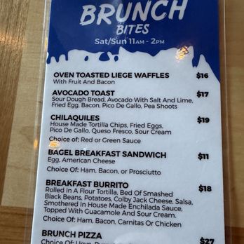 Lake Tahoe AleWorX Reno - Small brunch menu - Brewpubs Near Me - Reno, Nevada