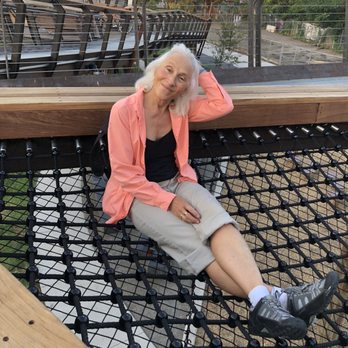 Arkins Promenade - Hanging out on suspended netting - Parks Near Me - Denver, Colorado