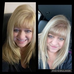 What an amazing difference!!! My hair smells so good and it's so very soft that I keep playing with it. lol