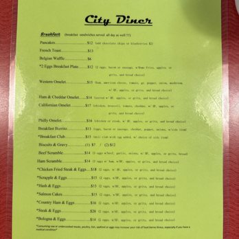 City Diner - Menu - Breakfast & Brunch Near Me - Richmond, Virginia City Diner - Menu - Breakfast & Brunch Near Me - Richmond, Virginia