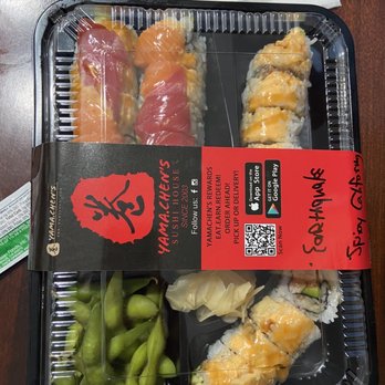 Yamachen's Sushi - Roll combo: Earthquake and Spicy California Roll - Sushi Bars Near Me - Sterling, Virginia Yamachen's Sushi - Roll combo: Earthquake and Spicy California Roll - Sushi Bars Near Me - Sterling, Virginia