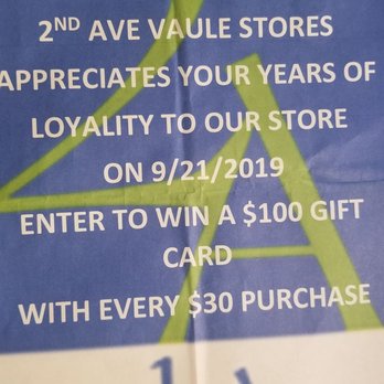 2A Thrift Superstore - I was given this flyer by the store clerk. No one proof read this before making numerous copies and distributing them out to customers. - Thrift Stores Near Me - Laurel, Maryland