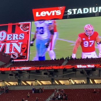 Levi's Stadium - 49ers beat Cowboys 30-24 on Sunday Night - Stadiums & Arenas Near Me - Santa Clara, California