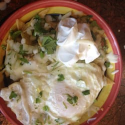 Tortas Jalisco - Chilaquiles! Best dish on the menu.