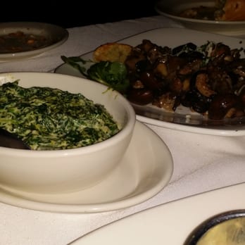Morton's The Steakhouse - Cream of spinach and sateed mushrooms..the mushrooms were my favorite - Steakhouses Near Me - Burbank, California Morton's The Steakhouse - Cream of spinach and sateed mushrooms..the mushrooms were my favorite - Steakhouses Near Me - Burbank, California
