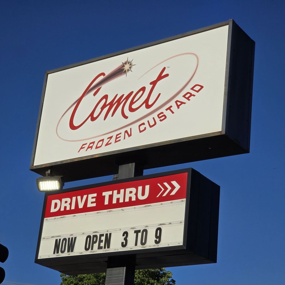 Comet Frozen Custard - Ice Cream & Frozen Yogurt Near Me - Rolling Meadows, Illinois Comet Frozen Custard - Ice Cream & Frozen Yogurt Near Me - Rolling Meadows, Illinois