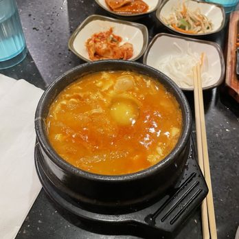 Kaju Tofu House - Kimchi and Beef Tofu Soup (mild) - Korean Near Me - Allston, Massachusetts