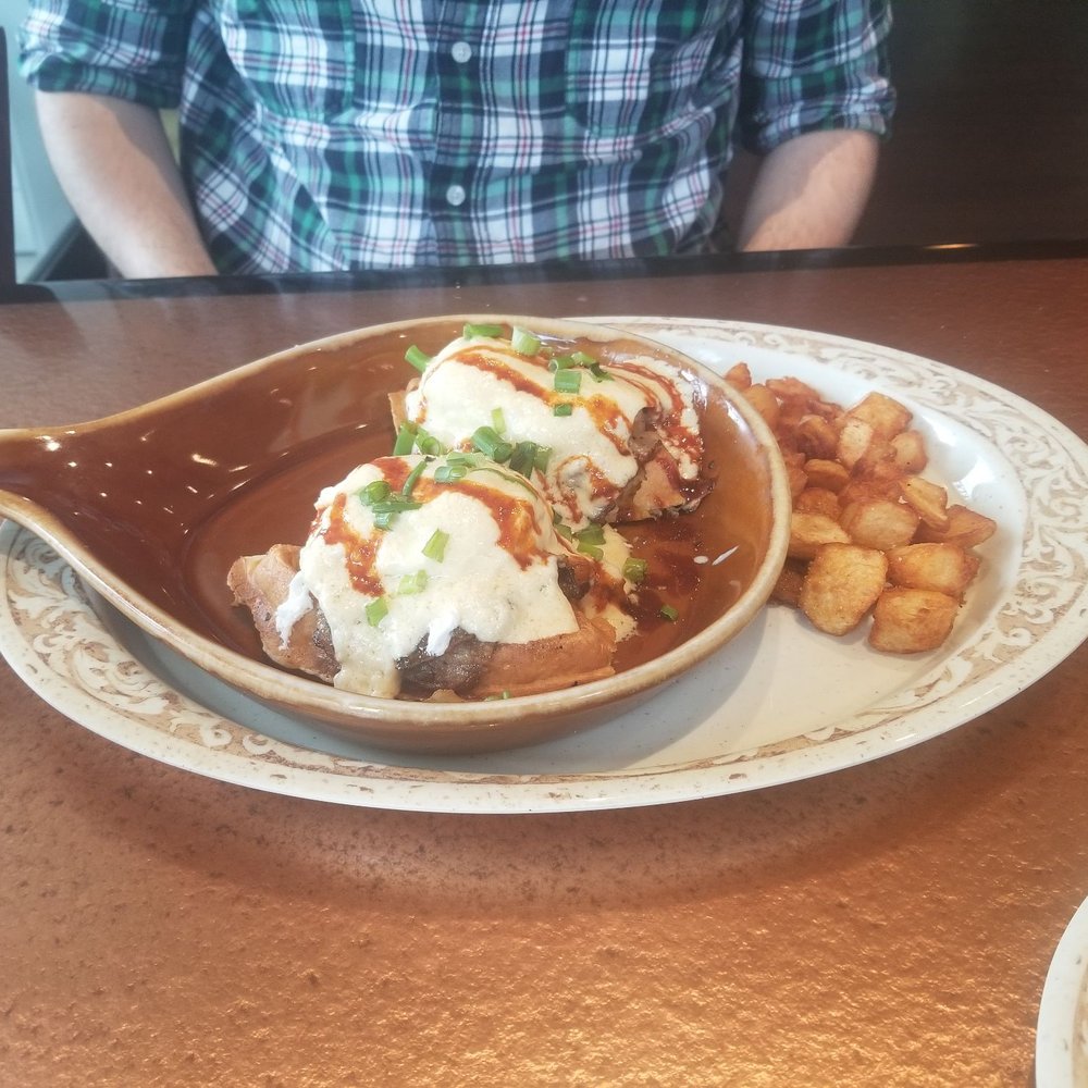 Another Broken Egg Cafe - Brisket benny with some of the best potatoes I've had in the south! - American Near Me - Baton Rouge, Louisiana Another Broken Egg Cafe - Brisket benny with some of the best potatoes I've had in the south! - American Near Me - Baton Rouge, Louisiana