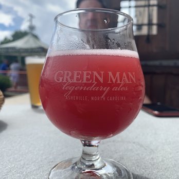 Green Man Brewery - Tart berry sour (berliner weisse) - Breweries Near Me - Asheville, North Carolina