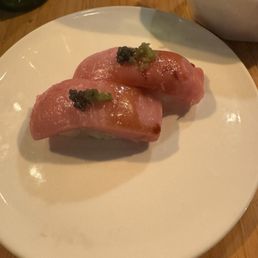 I forget the name but the fattiest tuna! Melts in mouth, a must try I forget the name but the fattiest tuna! Melts in mouth, a must try