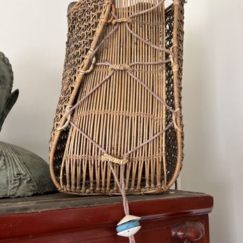 Steven's Art & Antiques - Thai fishing basket - hand made mid 20th - Auction Houses Near Me - Monrovia, California Steven's Art & Antiques - Thai fishing basket - hand made mid 20th - Auction Houses Near Me - Monrovia, California