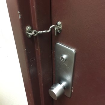 Wingstop - Got this old school lock on here lol In the restroom - Chicken Wings Near Me - Alameda, California