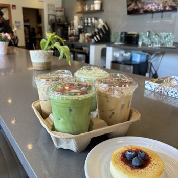 Canani Coffee - strawberry matcha, canani latte, tiramisu nut, pistachio rose - Coffee & Tea Near Me - Pomona, California