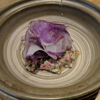 Kokkaku - Waygu tartare. - New American Near Me - Seattle, Washington Kokkaku - Waygu tartare. - New American Near Me - Seattle, Washington