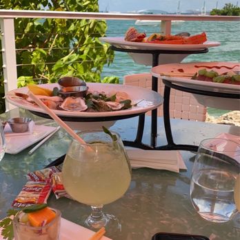 Rusty Pelican - Miami - Tiered Seafood Tower - Seafood Near Me - Key Biscayne, Florida Rusty Pelican - Miami - Tiered Seafood Tower - Seafood Near Me - Key Biscayne, Florida