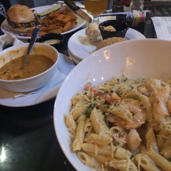 Wildfire Public House - Beyond burger, and Harissa Spiced Shrimp Penne, tortilla soup. - Breakfast & Brunch Near Me - Modesto, California