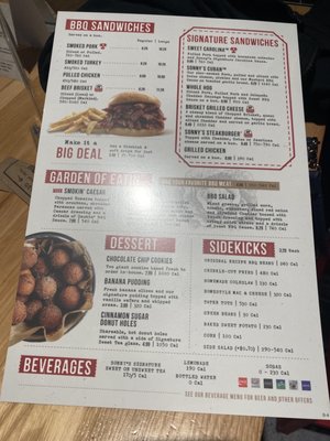 Menu photo 2 Sonny's BBQ Starke, FL Menu photo 2 Sonny's BBQ Starke, FL