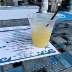 South Shore Harbour Resort and Conference Center - Summertime: at the Oasis Pool Bar with a "Painkiller" on the rocks"