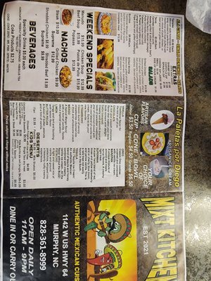 Menu photo 1 Mixt Kitchen Murphy, NC