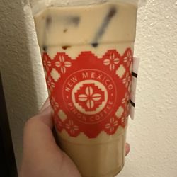 New Mexico Pinon Coffee - Iced Vanilla Latte