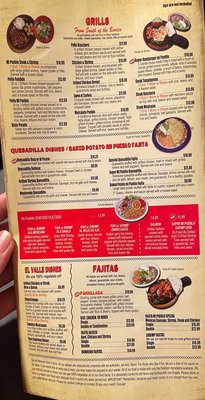 Menu photo 4 Mi Pueblo 8 Batesville, MS