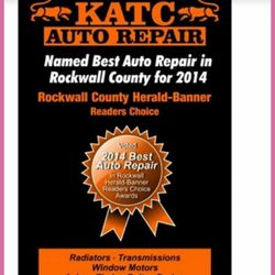 KATC Auto Repair - Awesome award a few years back. Thank you every customer