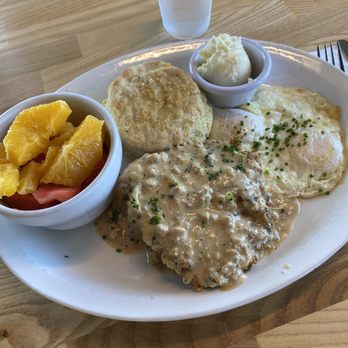 Union Biscuit - Chicken fried chicken breakfast ($17) - Breakfast & Brunch Near Me - Las Vegas, Nevada Union Biscuit - Chicken fried chicken breakfast ($17) - Breakfast & Brunch Near Me - Las Vegas, Nevada