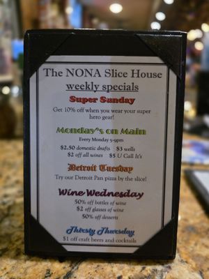 Menu photo 6 The Nona Slice House Safety Harbor, FL Menu photo 6 The Nona Slice House Safety Harbor, FL