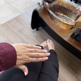 Top Ten Nail Salon and Spa - Builder gel manicure plain / acrylic toes - Nail Salons Near Me - Tracy, California Top Ten Nail Salon and Spa - Builder gel manicure plain / acrylic toes - Nail Salons Near Me - Tracy, California