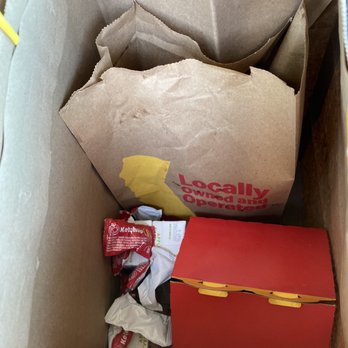 McDonald's - the inside of a paper bag - Fast Food Near Me - Ridgecrest, California