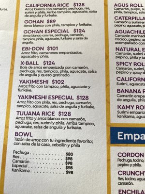 Menu photo 4 Sushimi Tijuana, BCN