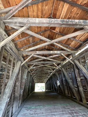 Historic Humpback Covered Bridge by null