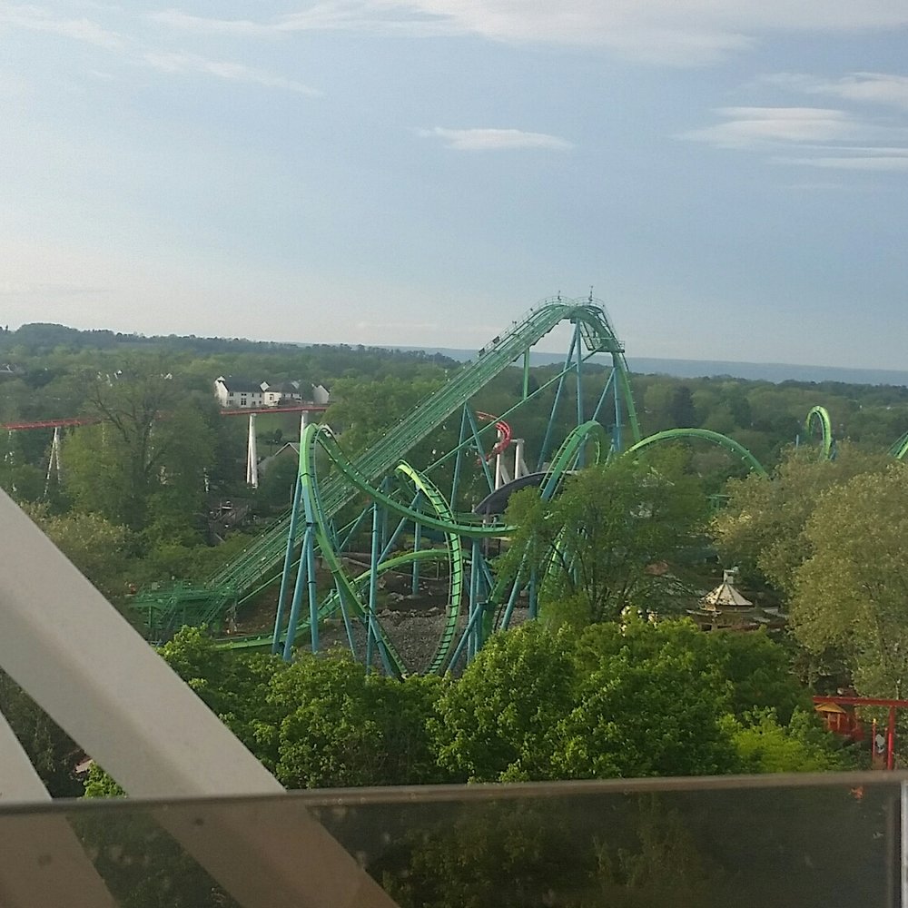 Hydra The Revenge - 75% of Hydra's layout, taken from atop the Ferris Wheel - Amusement Parks Near Me - Allentown, Pennsylvania Hydra The Revenge - 75% of Hydra's layout, taken from atop the Ferris Wheel - Amusement Parks Near Me - Allentown, Pennsylvania