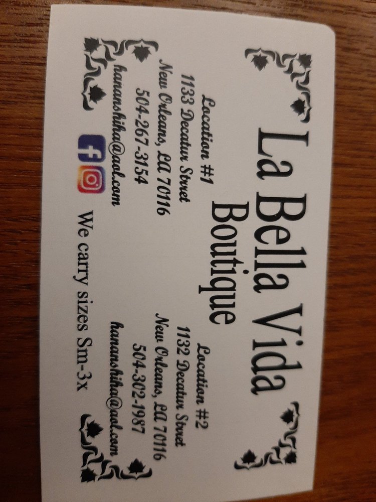 LA BELLA VIDA BOUTIQUE - 16 Photos & 26 Reviews - 1133 Decatur St, New