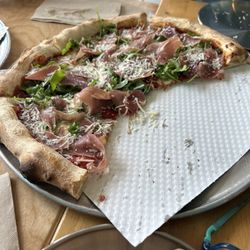 This is the prosciutto fresco. You can't do half baked for this one.