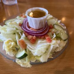 JC's Restaurant - Salad with Italian dressing