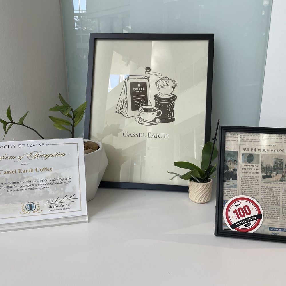 Cassel Earth Coffee - Accomplishments - Coffee & Tea Near Me - Irvine, California
