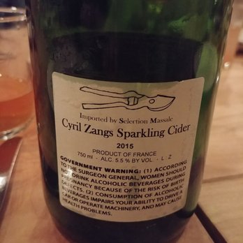 Giant - This apple cider changed me. Really. The sommelier said "Barnyard notes," and I'll be damned if I didn't love the funk. - New American Near Me - Chicago, Illinois Giant - This apple cider changed me. Really. The sommelier said "Barnyard notes," and I'll be damned if I didn't love the funk. - New American Near Me - Chicago, Illinois