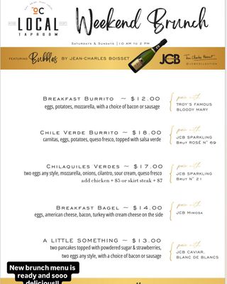 Menu photo 3 OC Local Taproom Laguna Niguel, CA